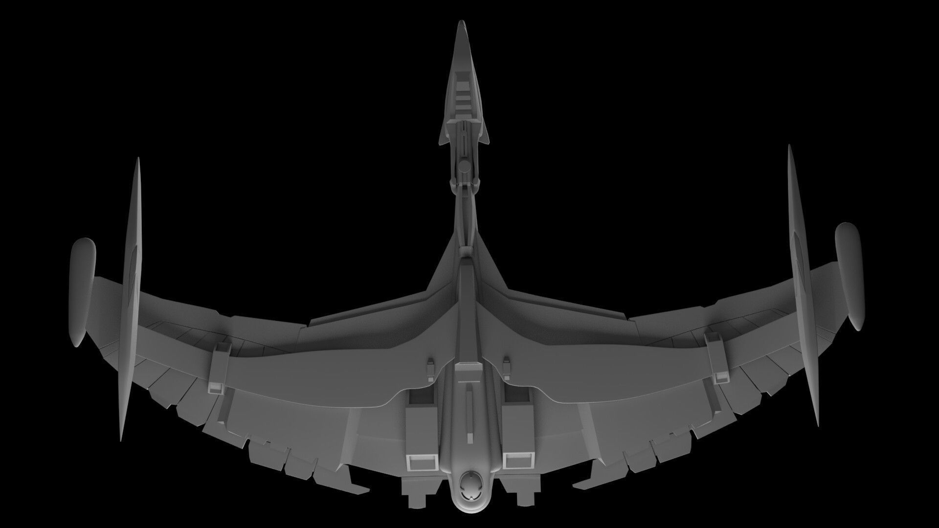 Spaceship 3D model_7