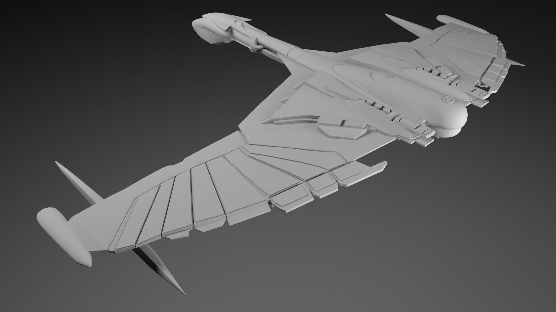 Spaceship 3D model_6