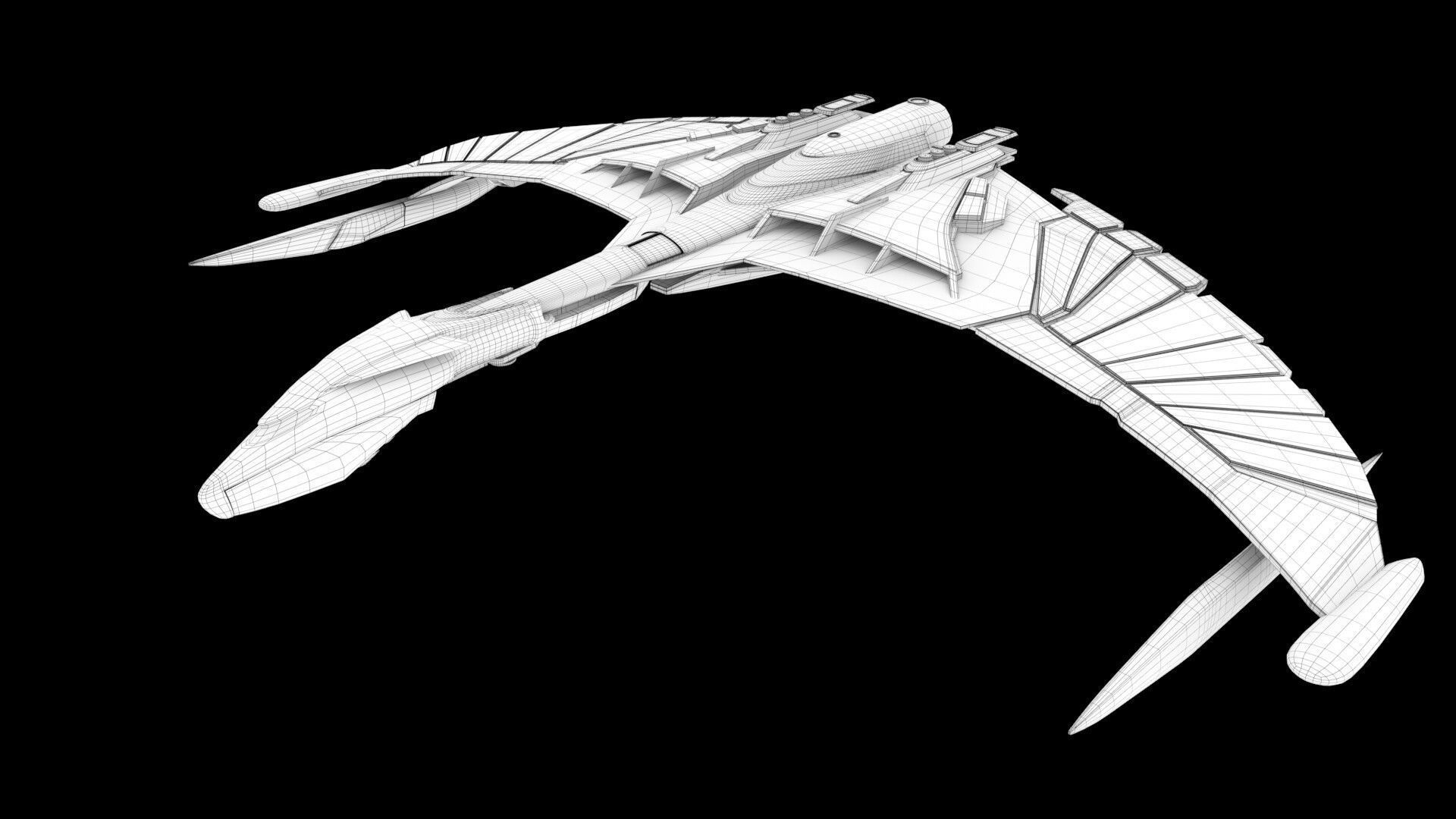 Spaceship 3D model_1