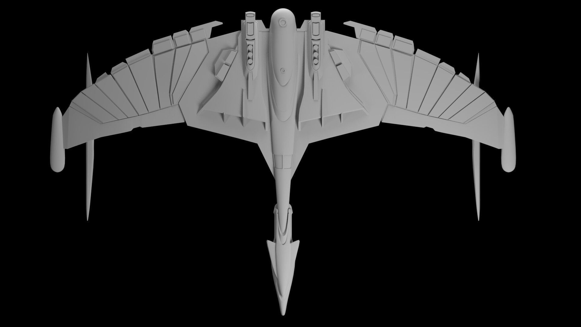 Spaceship 3D model_8