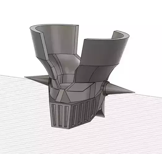 mazinger z head and  hober pilder 3d printing model 3D print model