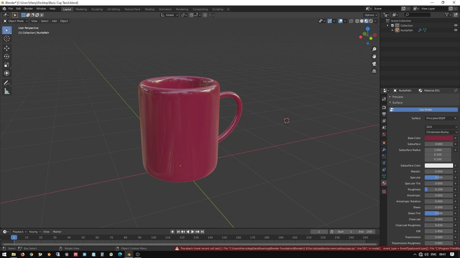 Coffee Cup Free 3D model_1