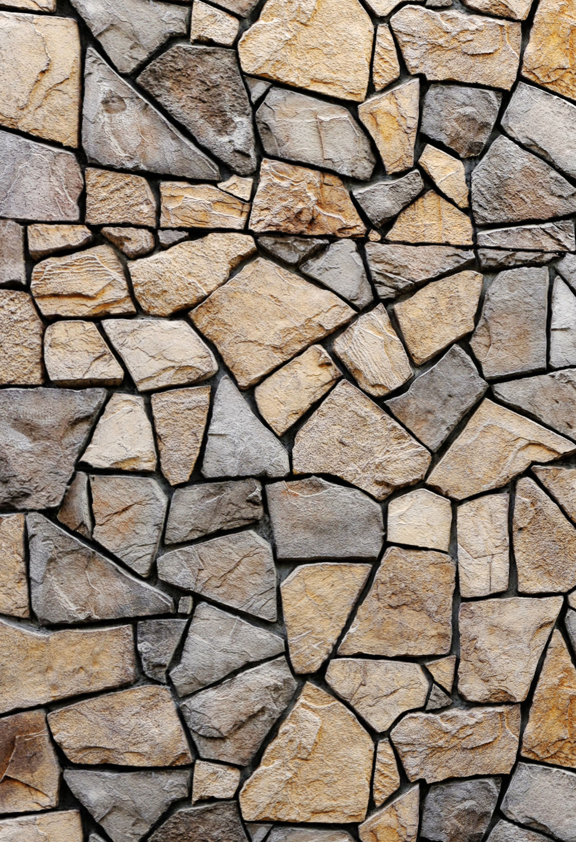 Stone Wall 3D model_4
