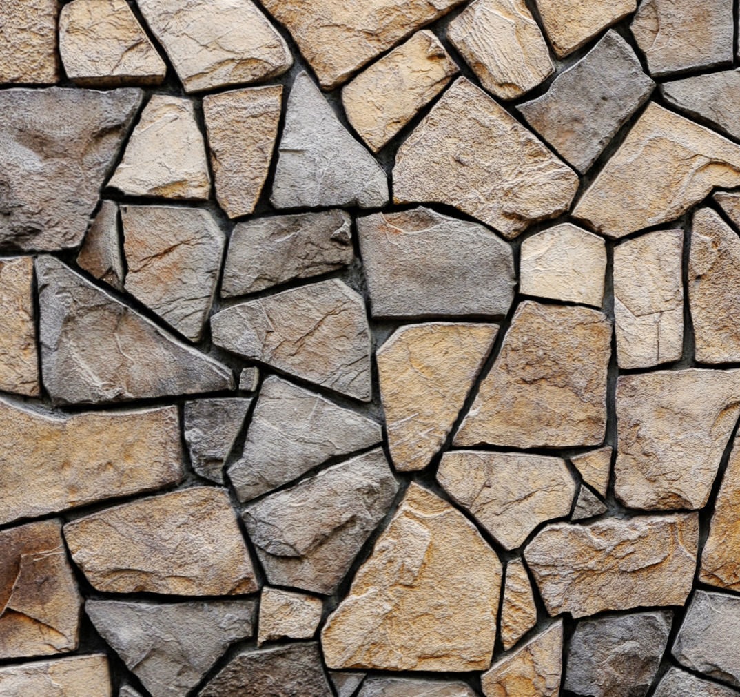 Stone Wall 3D model_6