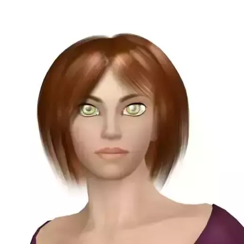 Young Woman 3D model