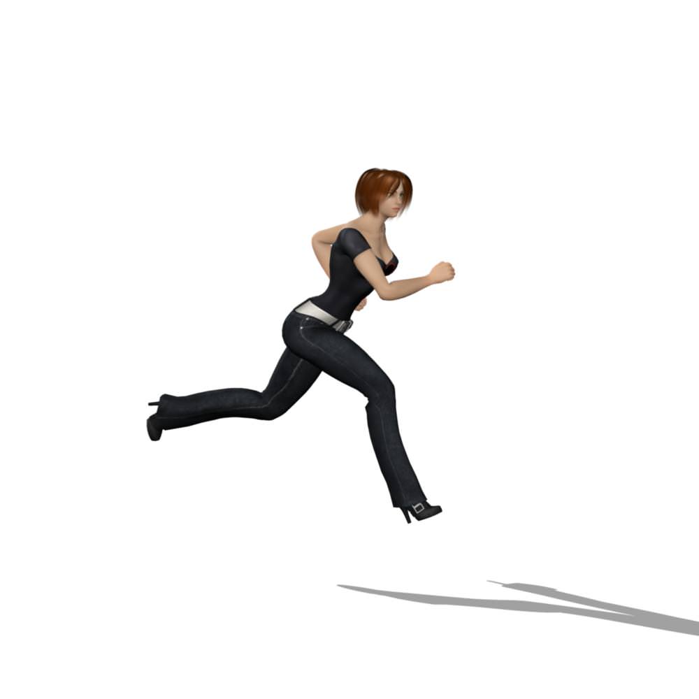 Young Woman 3D model_23