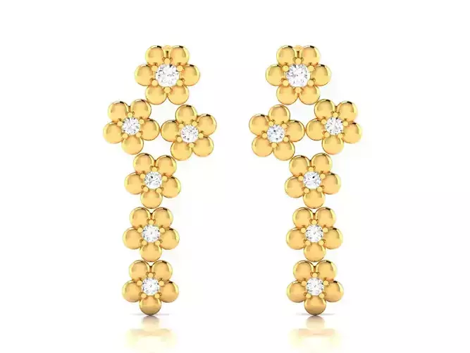 Earrings-3749 gold hoop earring