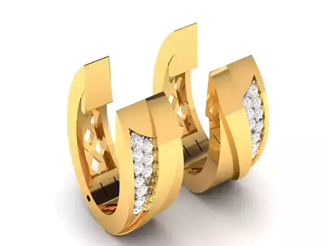 Earrings-9122 gold ring