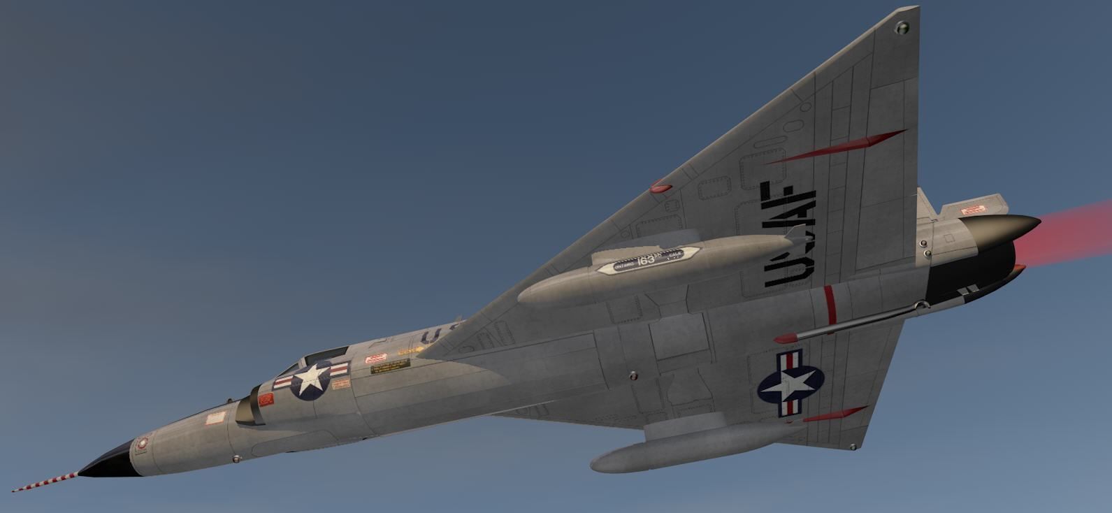 Convair F-102 Delta Dagger 3D model_12