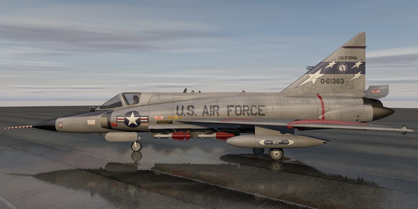 Convair F-102 Delta Dagger 3D model_2