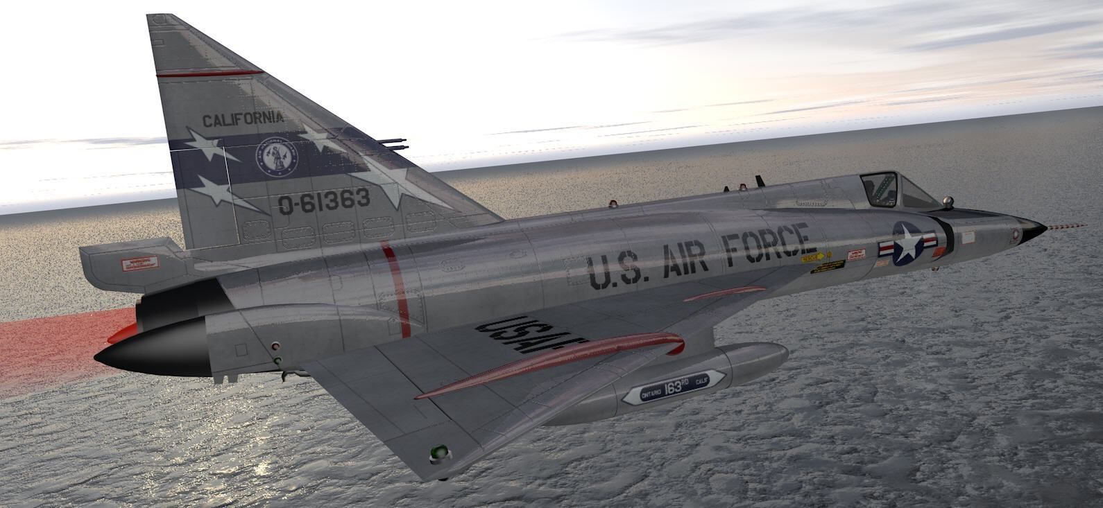Convair F-102 Delta Dagger 3D model_9