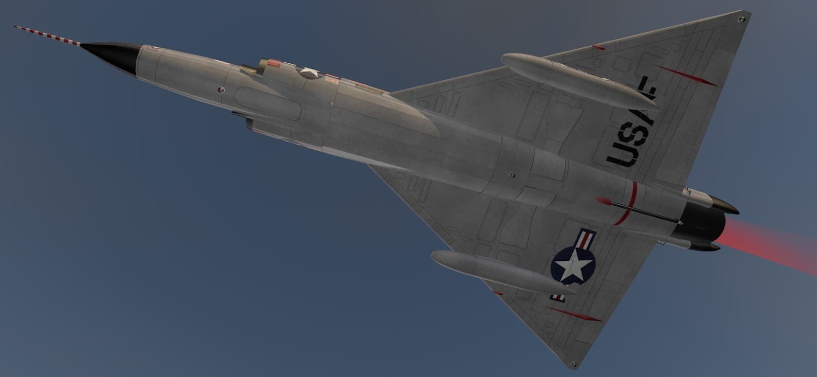 Convair F-102 Delta Dagger 3D model_11