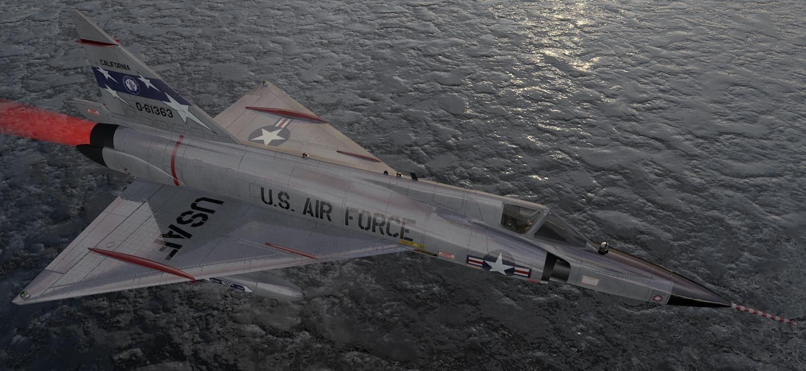 Convair F-102 Delta Dagger 3D model_8