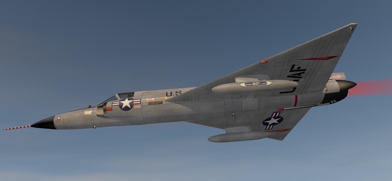 Convair F-102 Delta Dagger 3D model_10