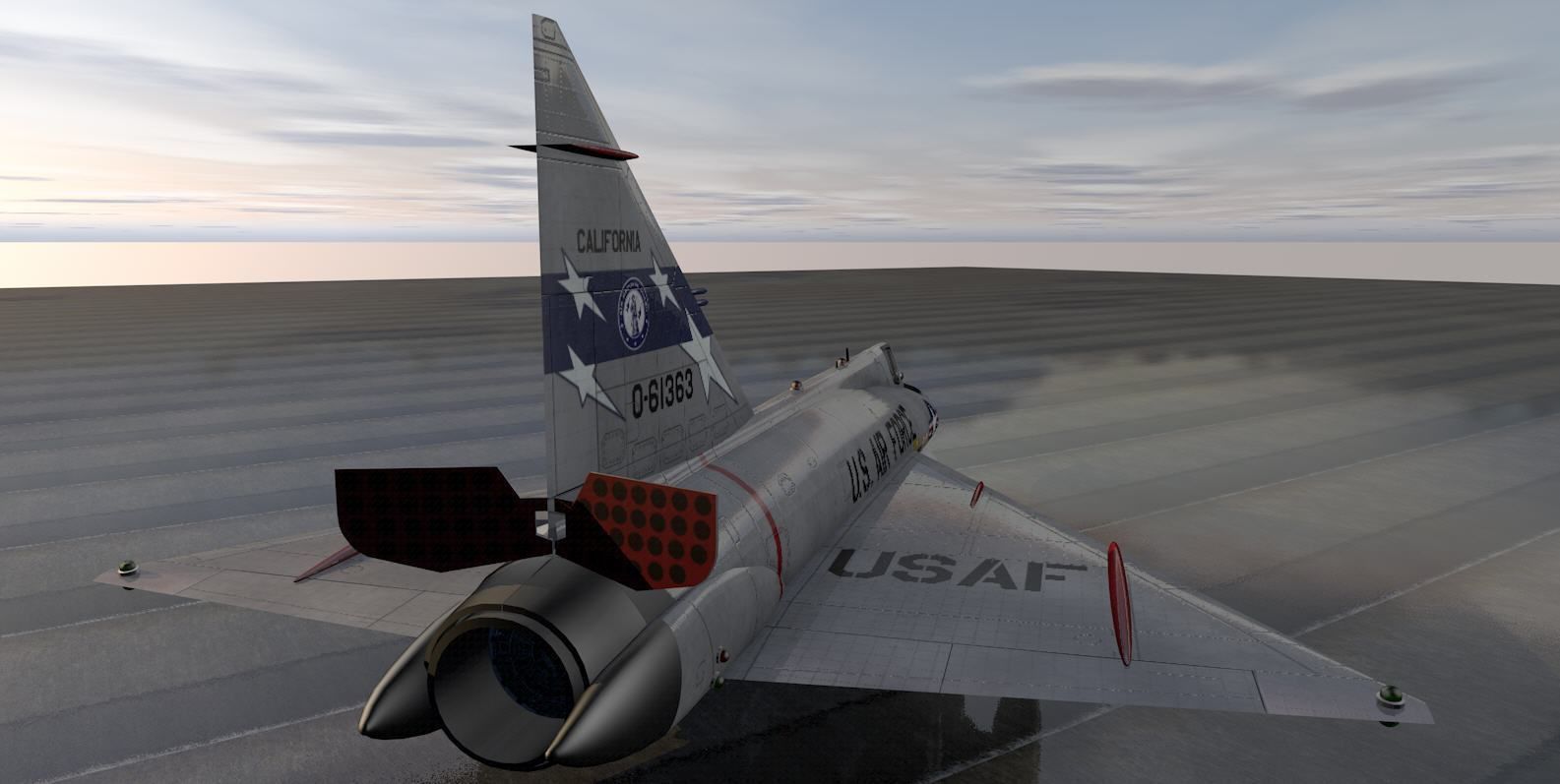 Convair F-102 Delta Dagger 3D model_3