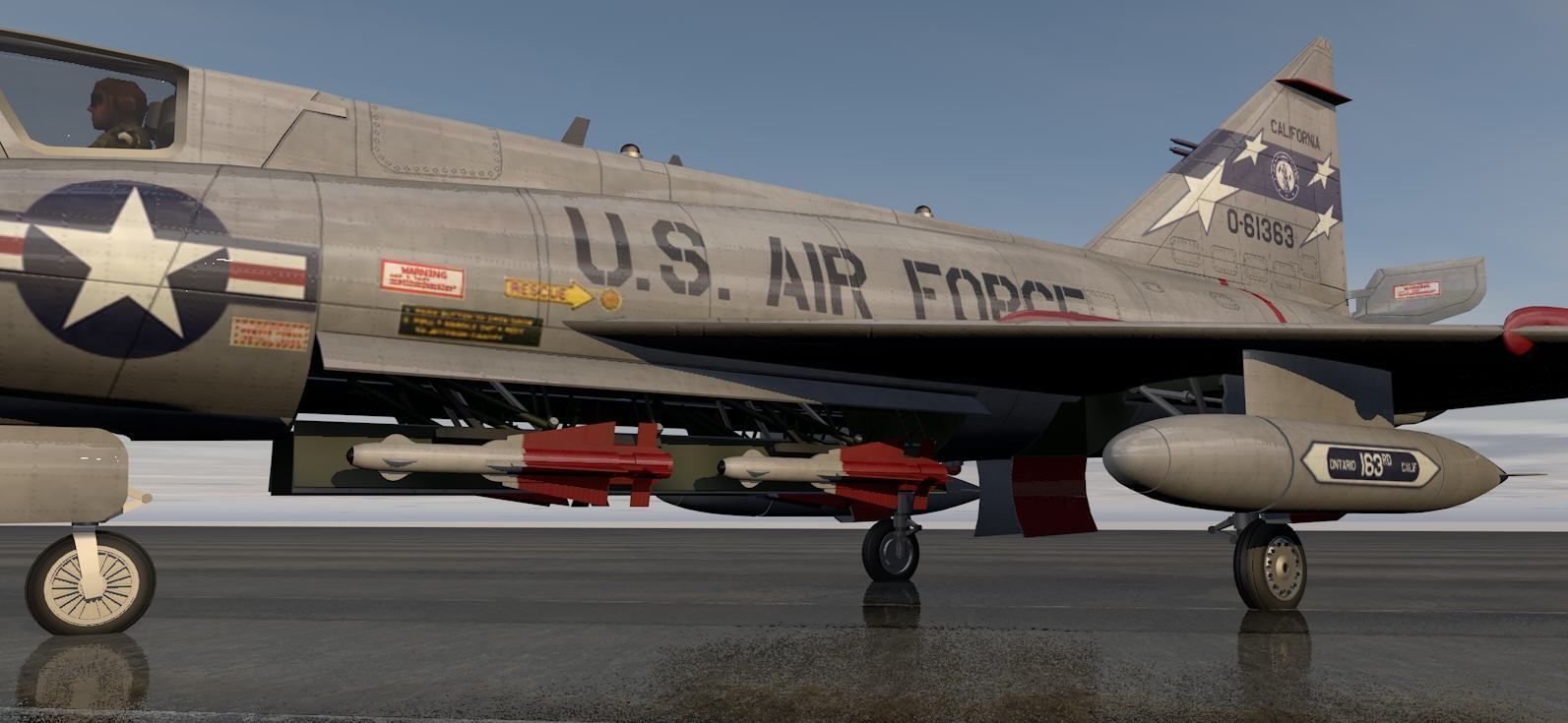 Convair F-102 Delta Dagger 3D model_5