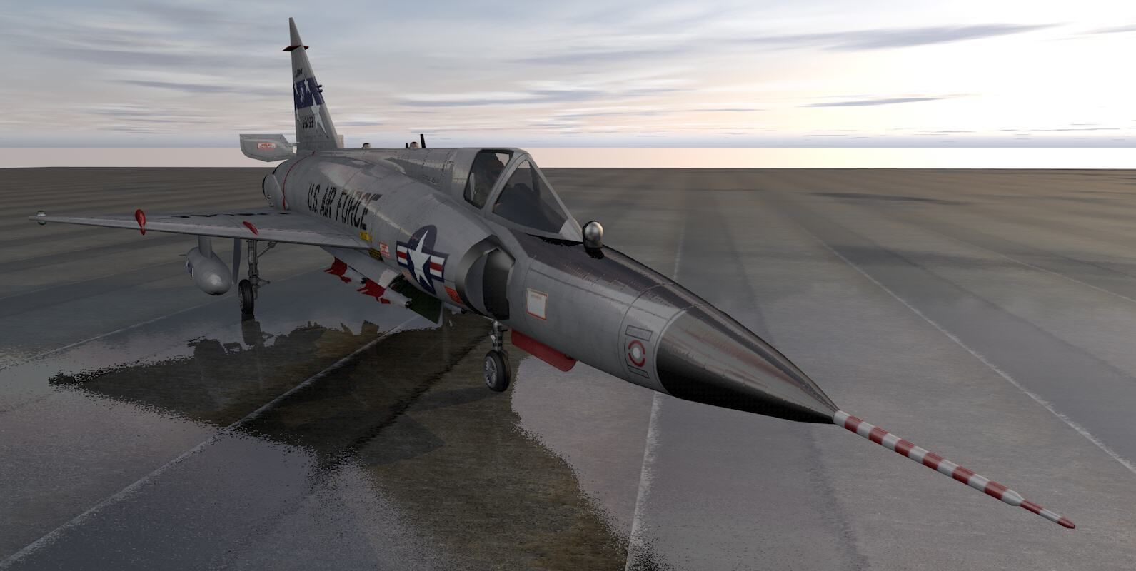 Convair F-102 Delta Dagger 3D model_4
