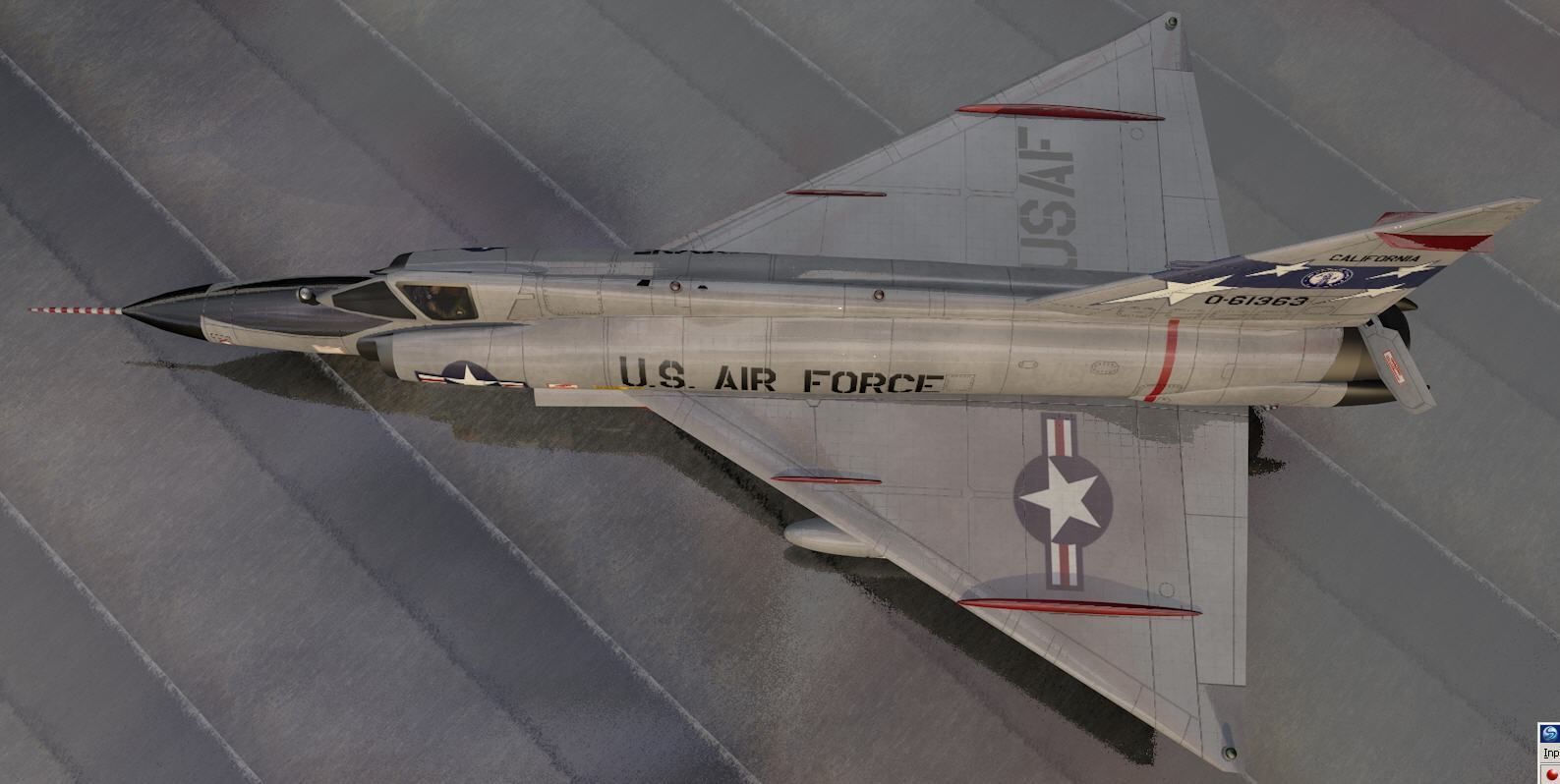 Convair F-102 Delta Dagger 3D model_7
