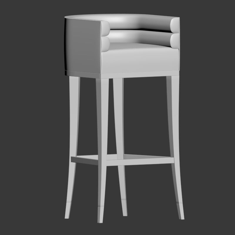 MAA BAR STOOL BRABBU  3D model_2