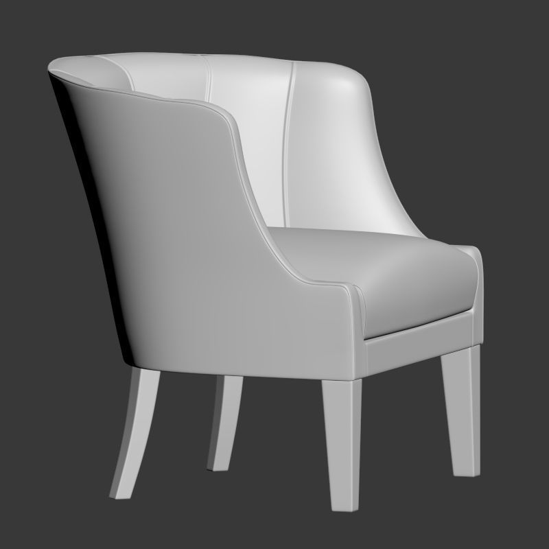 BEGONIA ARMCHAIR - BRABBU  3D model_3
