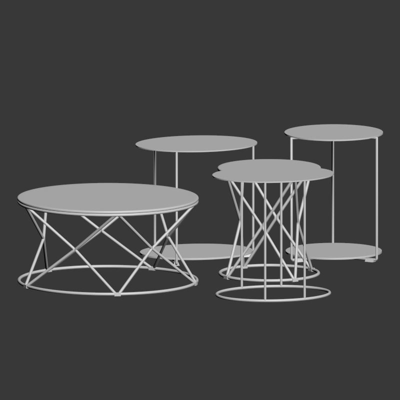 Moi Mio Coffee Side Tables by Christine Kroencke 3D model_3