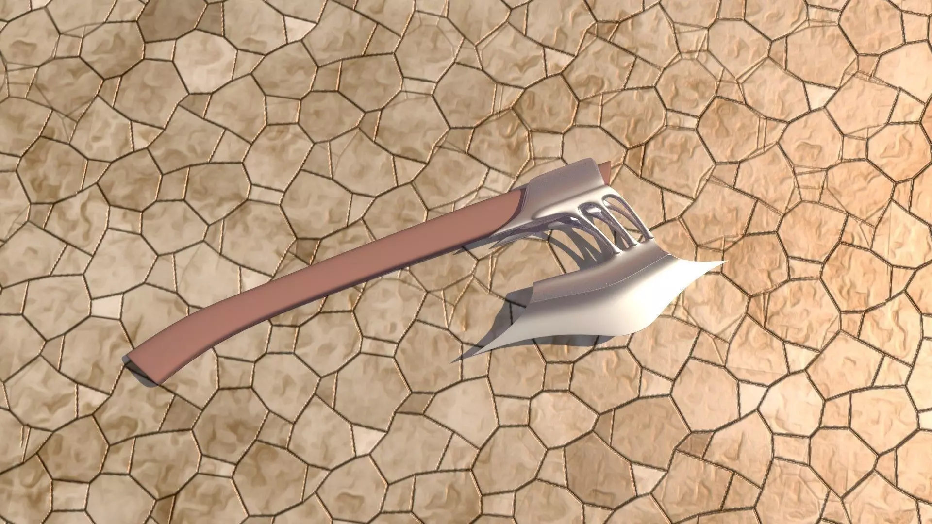 Axe relics 3D model_0