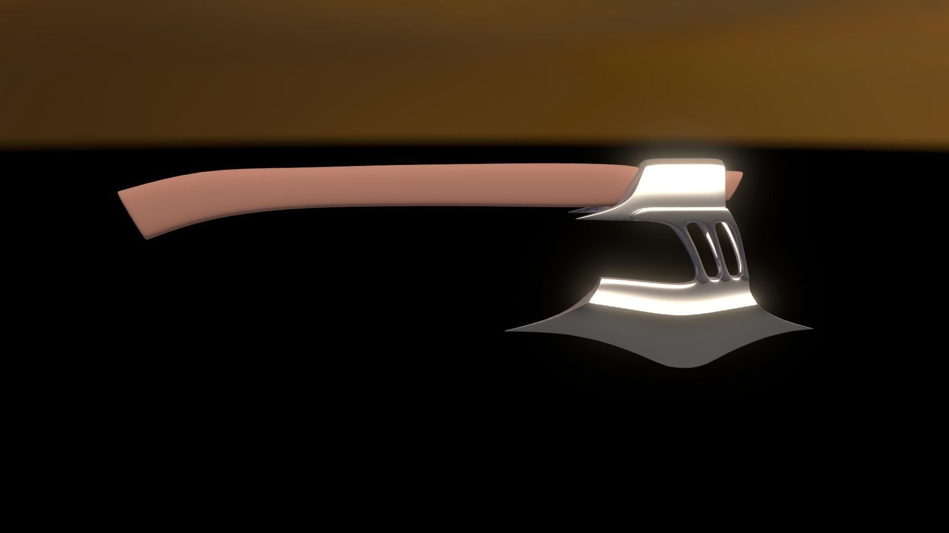 Axe relics 3D model_1