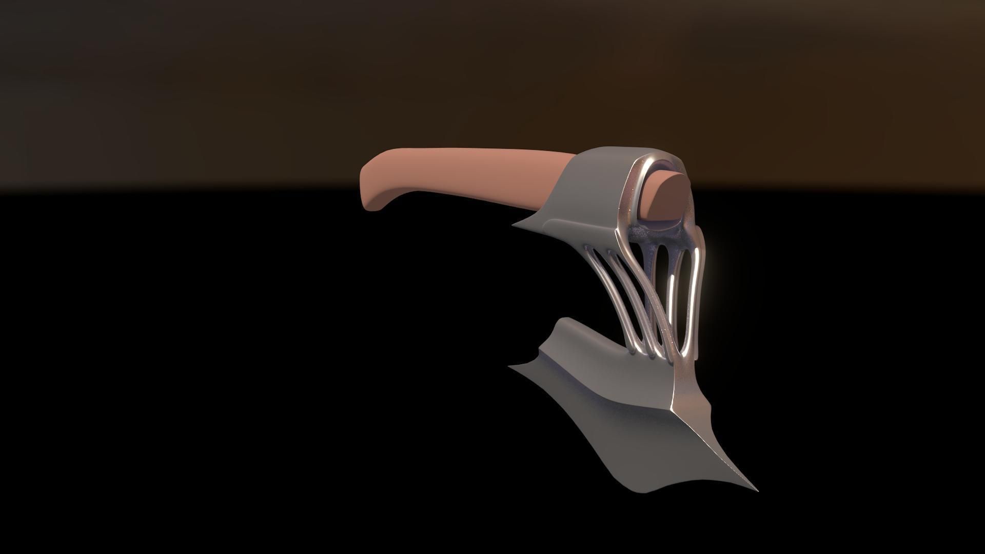 Axe relics 3D model_2