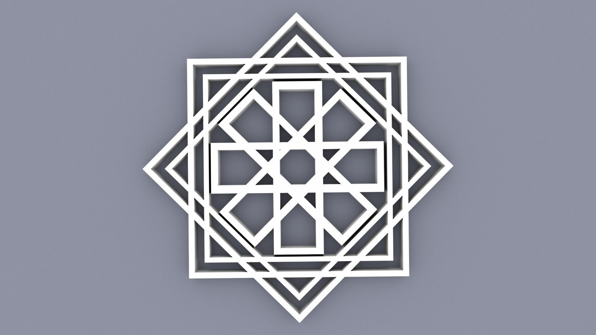 Asian Ornament pack 3D model_3