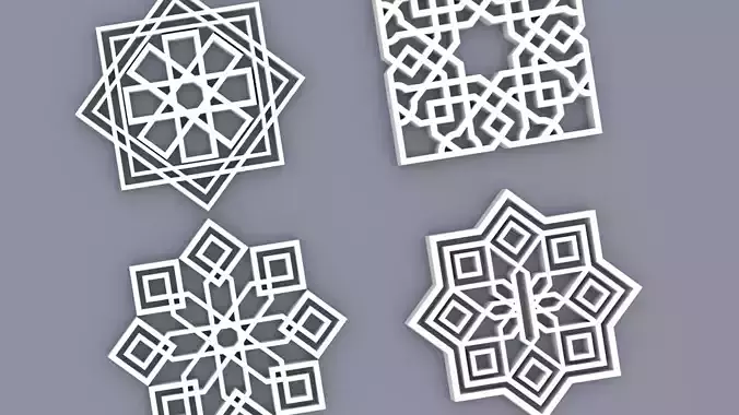 Asian Ornament pack
