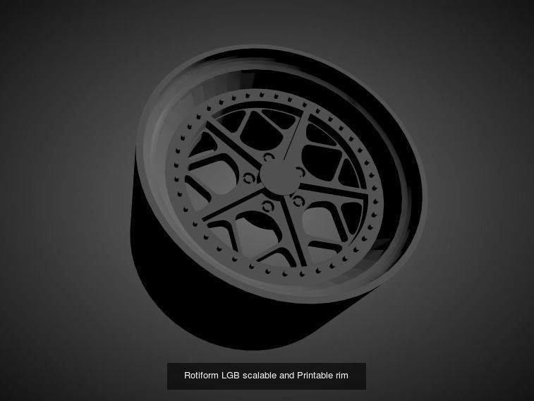 Rotiform scalable and Printable rims 3D Model Collection_13