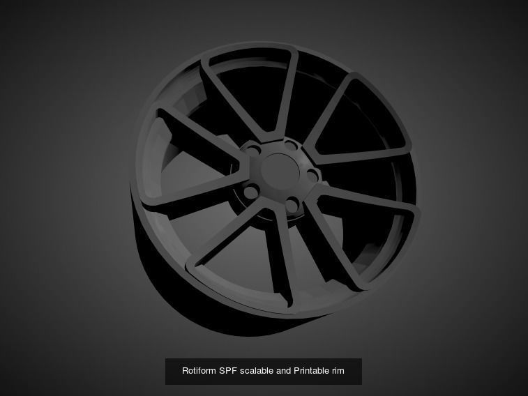 Rotiform scalable and Printable rims 3D Model Collection_7