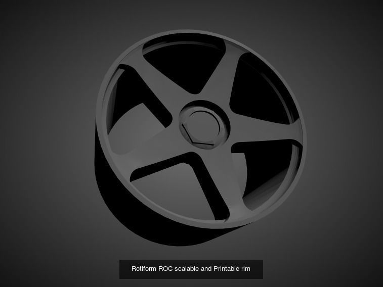 Rotiform scalable and Printable rims 3D Model Collection_10