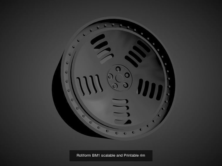 Rotiform scalable and Printable rims 3D Model Collection_23