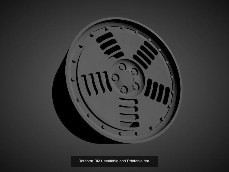 Rotiform scalable and Printable rims 3D Model Collection_29