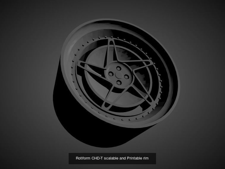 Rotiform scalable and Printable rims 3D Model Collection_21