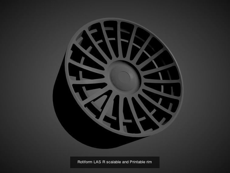 Rotiform scalable and Printable rims 3D Model Collection_14
