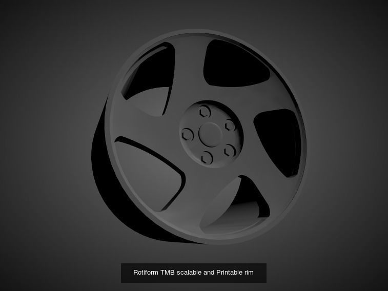 Rotiform scalable and Printable rims 3D Model Collection_6