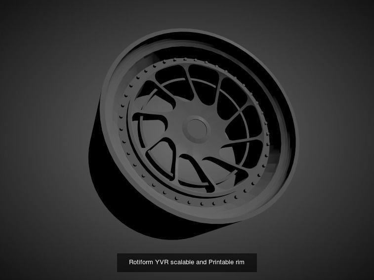 Rotiform scalable and Printable rims 3D Model Collection_3