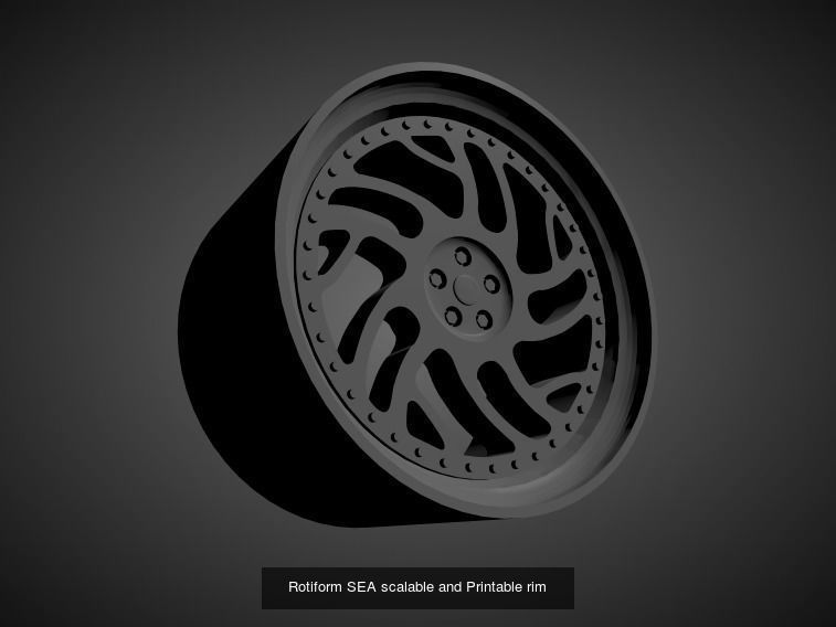 Rotiform scalable and Printable rims 3D Model Collection_8