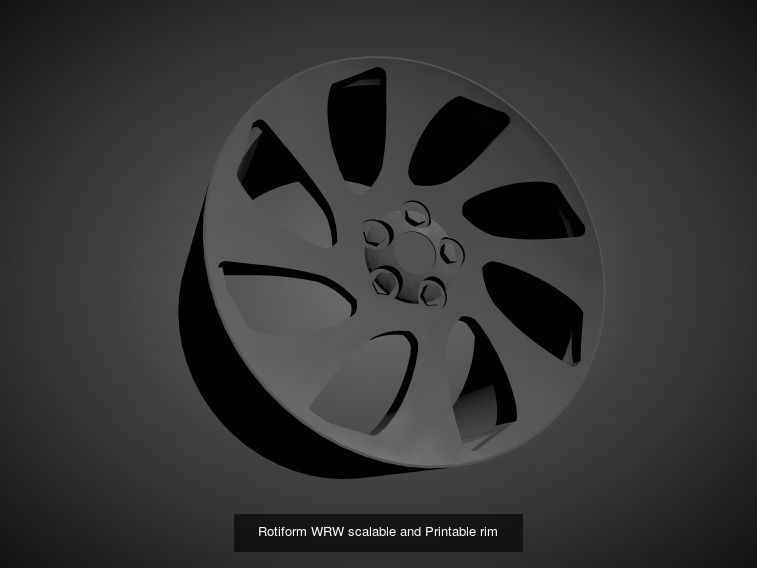 Rotiform scalable and Printable rims 3D Model Collection_4