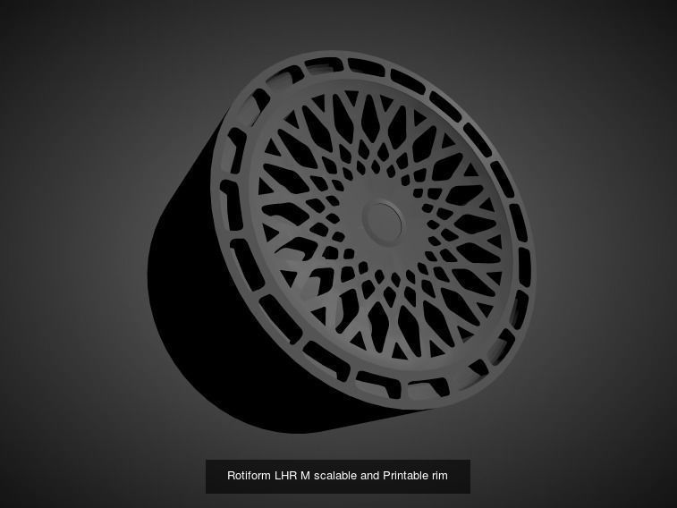Rotiform scalable and Printable rims 3D Model Collection_12