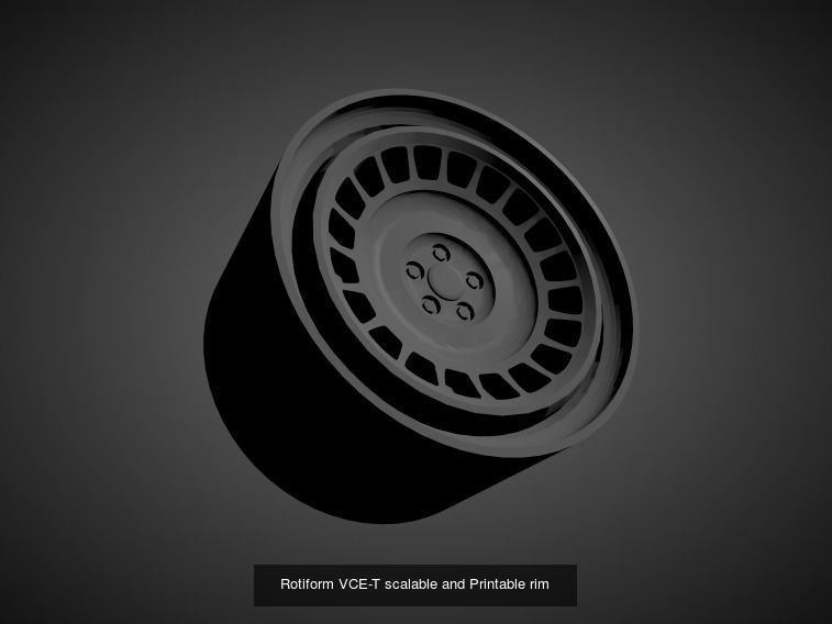 Rotiform scalable and Printable rims 3D Model Collection_5