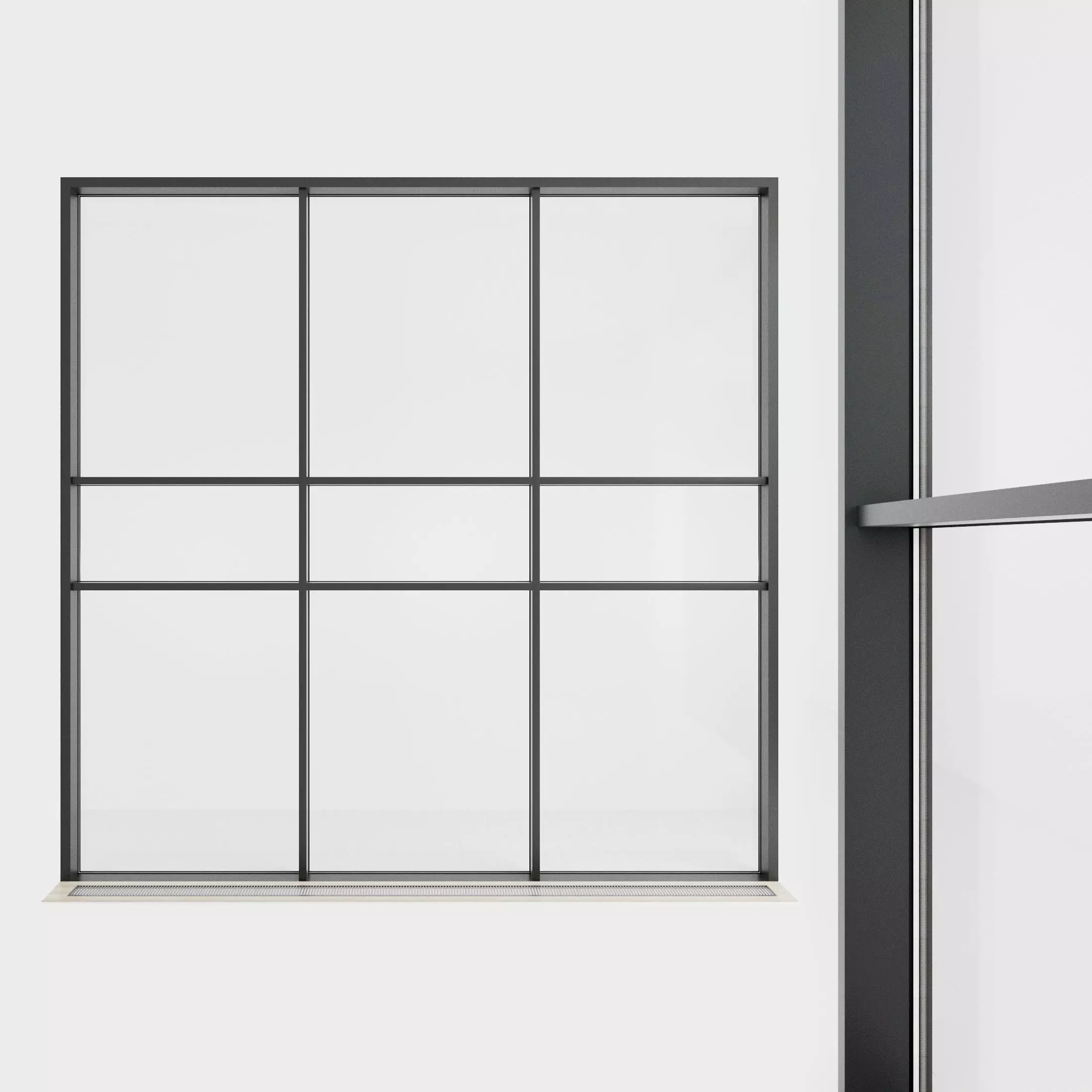 Panoramic glazing Stained glass 41 Low-poly 3D model_0