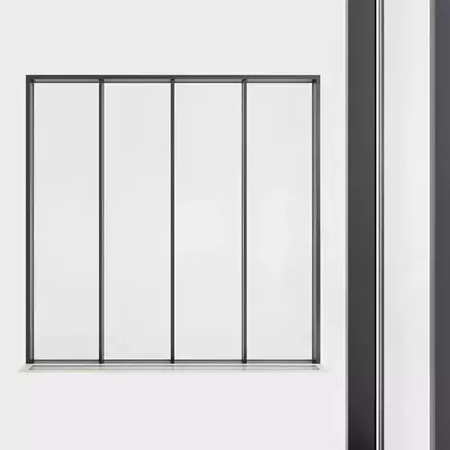 Panoramic glazing Stained glass 35 Low-poly 3D model