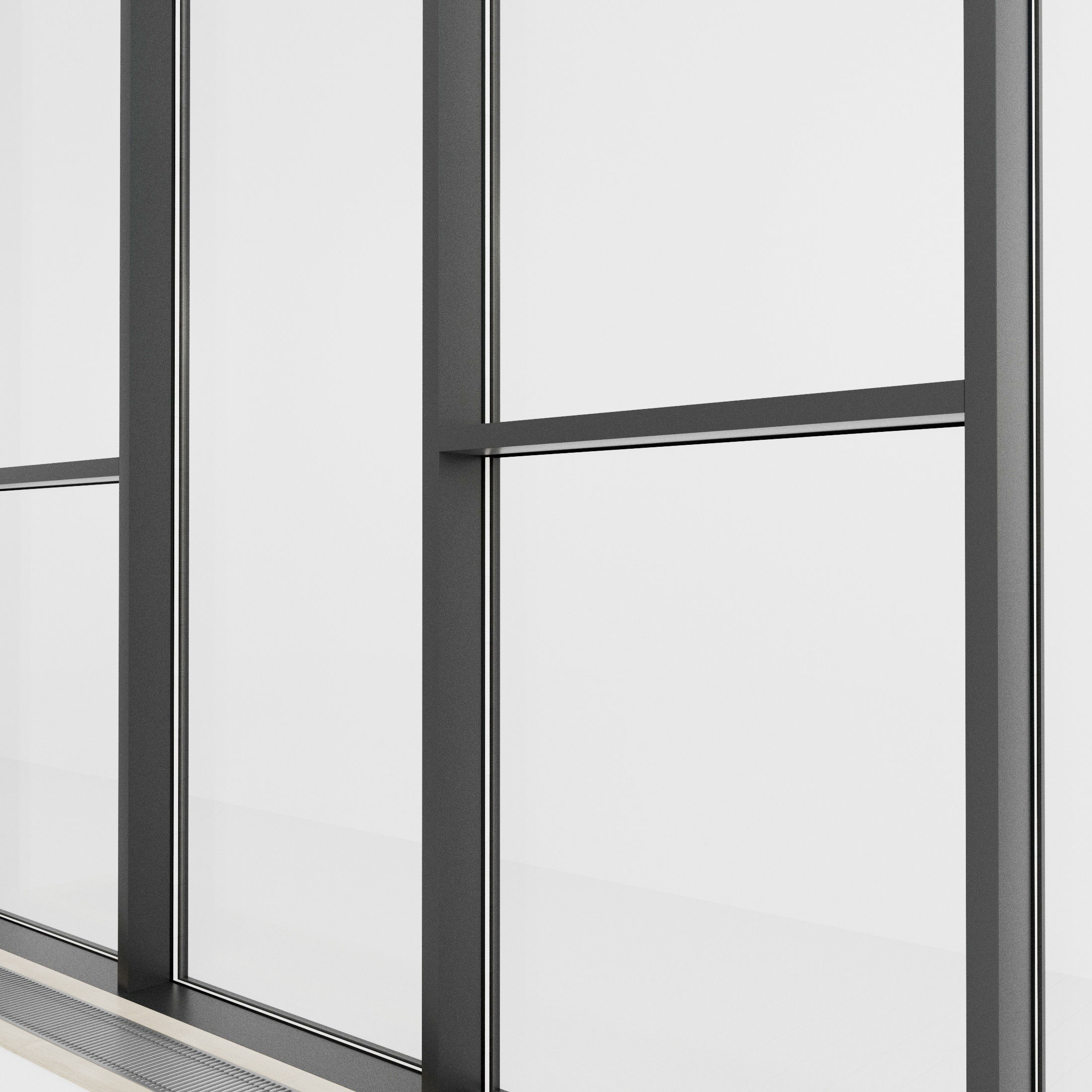 Panoramic glazing Stained glass 34 Low-poly 3D model_1