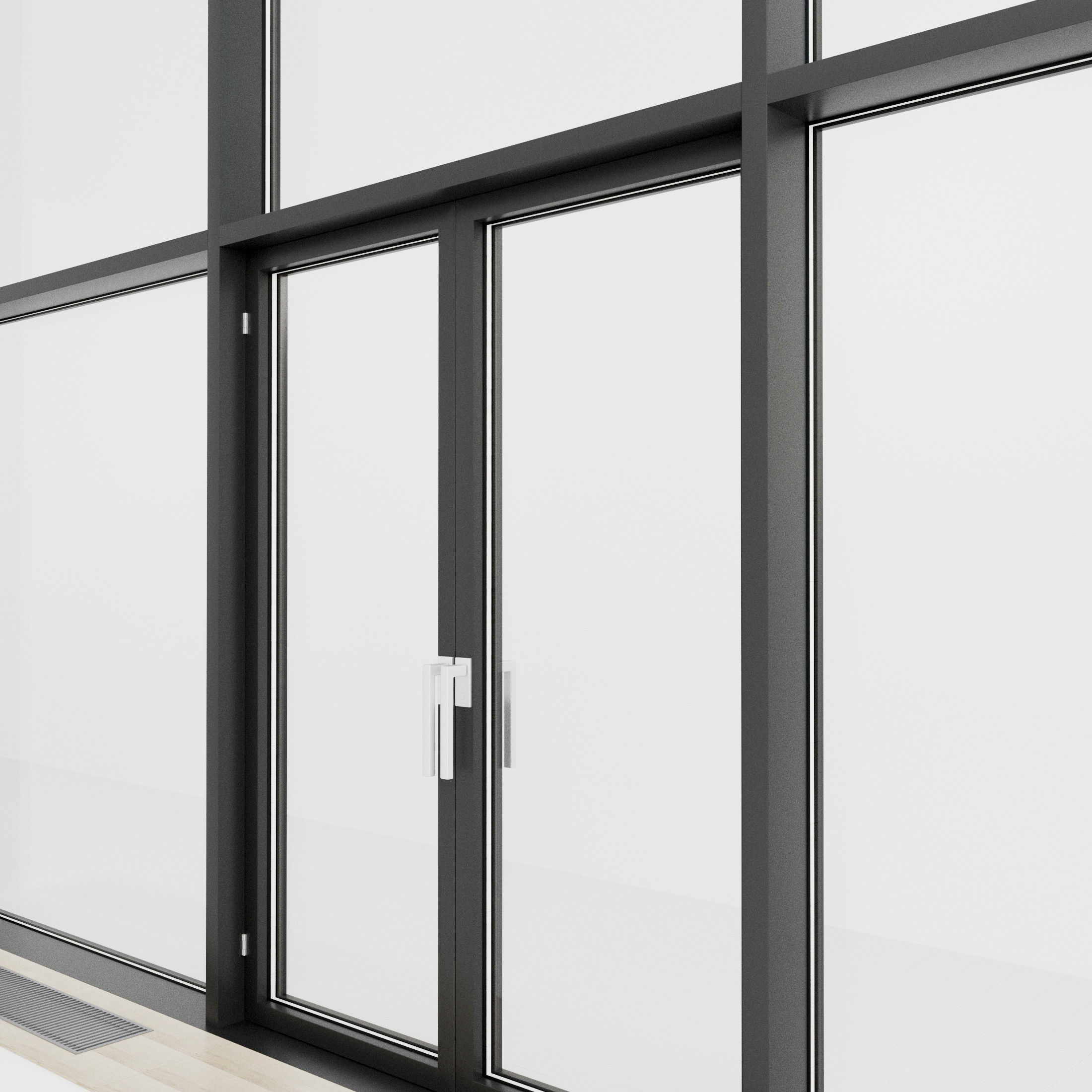 Panoramic glazing Stained glass 31 Low-poly 3D model_2