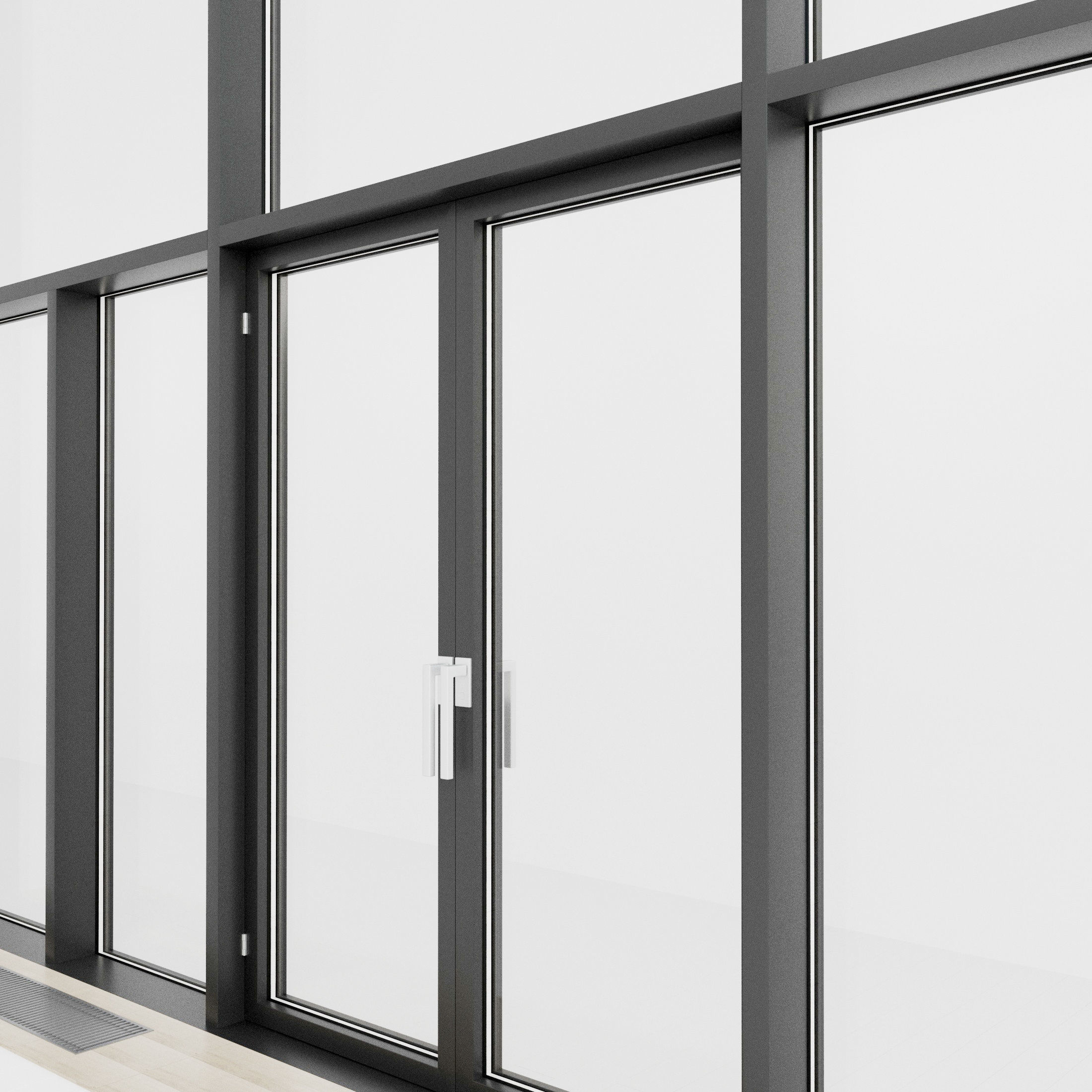 Panoramic glazing Stained glass 27 Low-poly 3D model_2