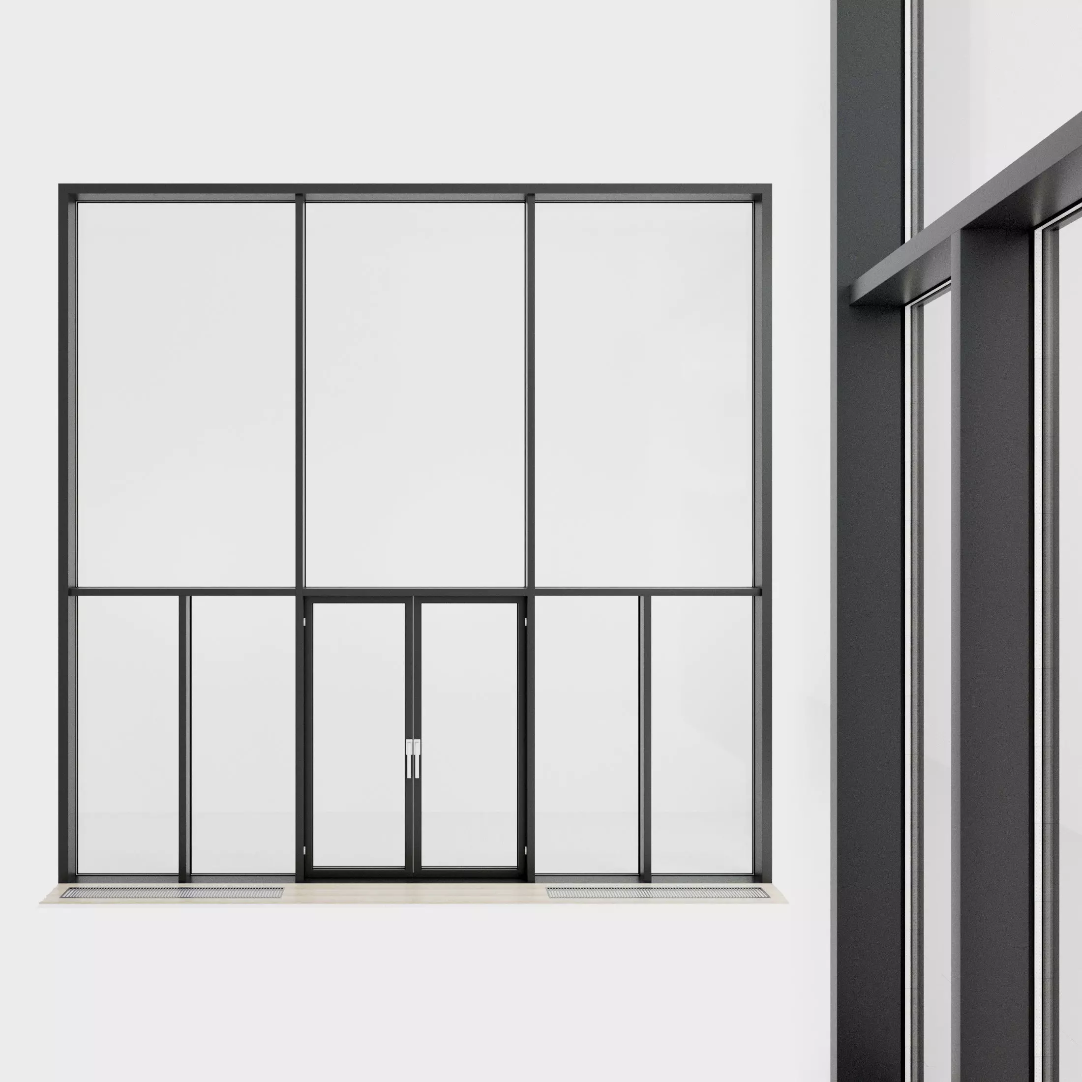 Panoramic glazing Stained glass 27 Low-poly 3D model_0