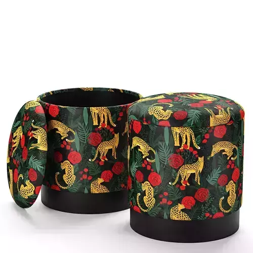 Pouf Loft concept Bright PUF Print 3D model